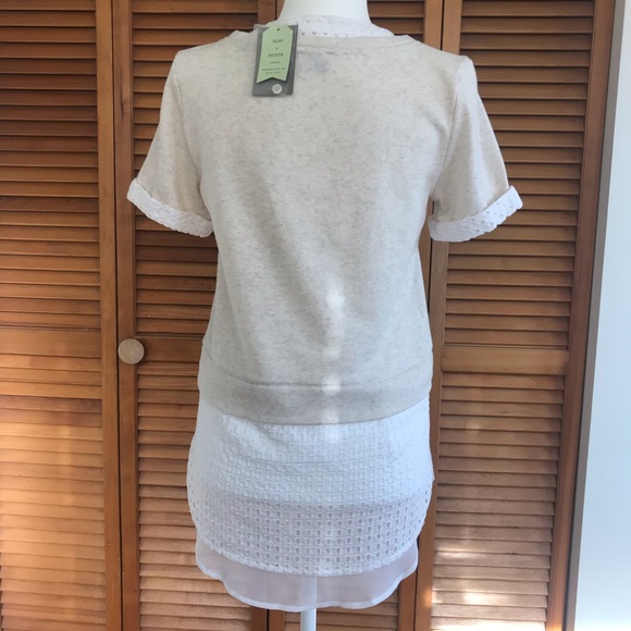 •Anthropologie• Postmark Sarita Eyelet Layered Top - Picture 5 of 16